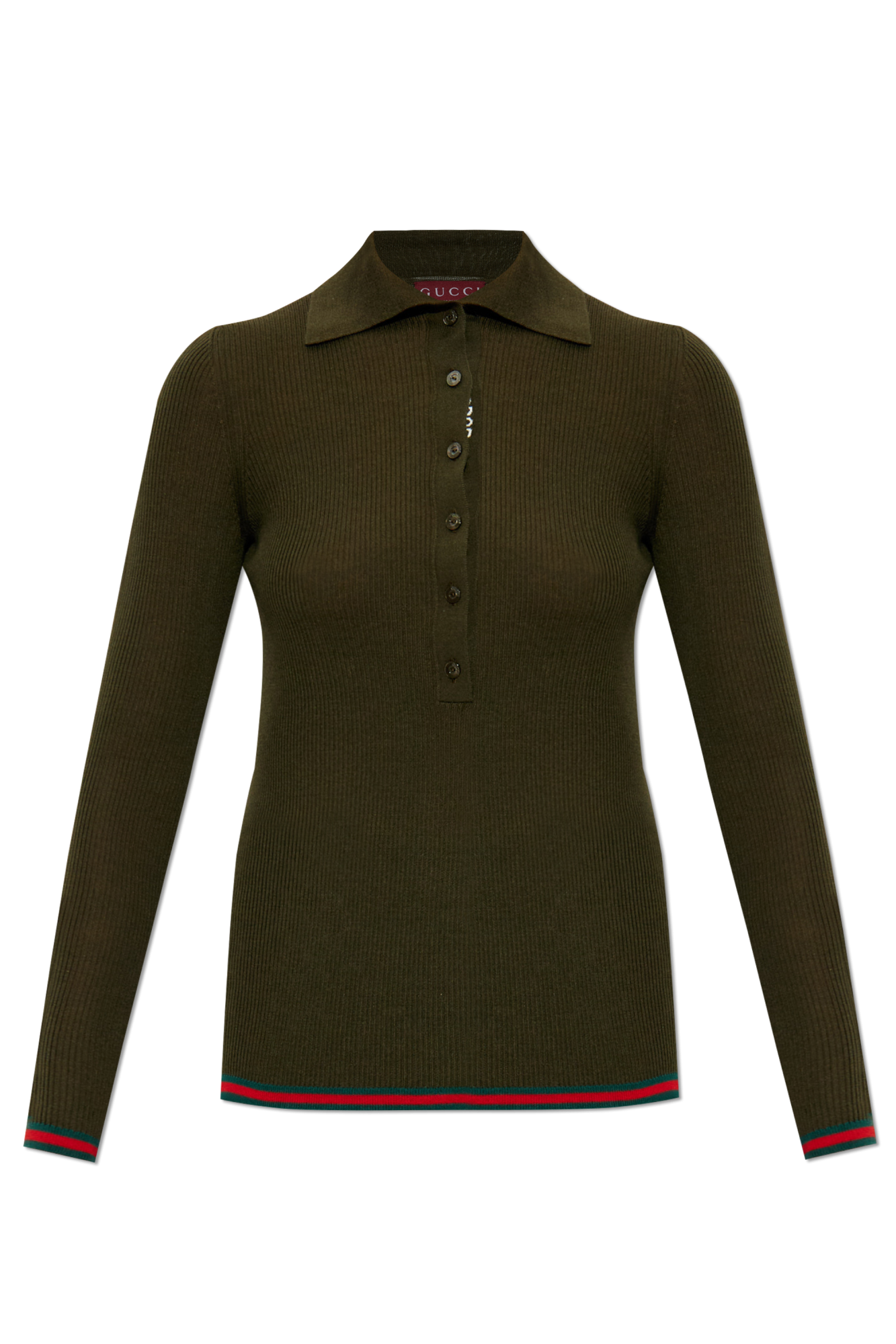 GUCCI ポロニット Gucci Ribbed polo | Women's | Vitkac